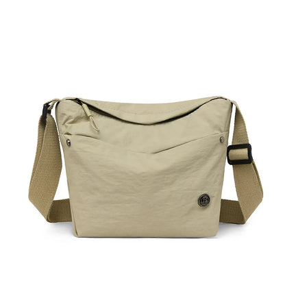 Lightweight Nylon Crossbody Bag – Wide Strap Women's Shoulder Bag