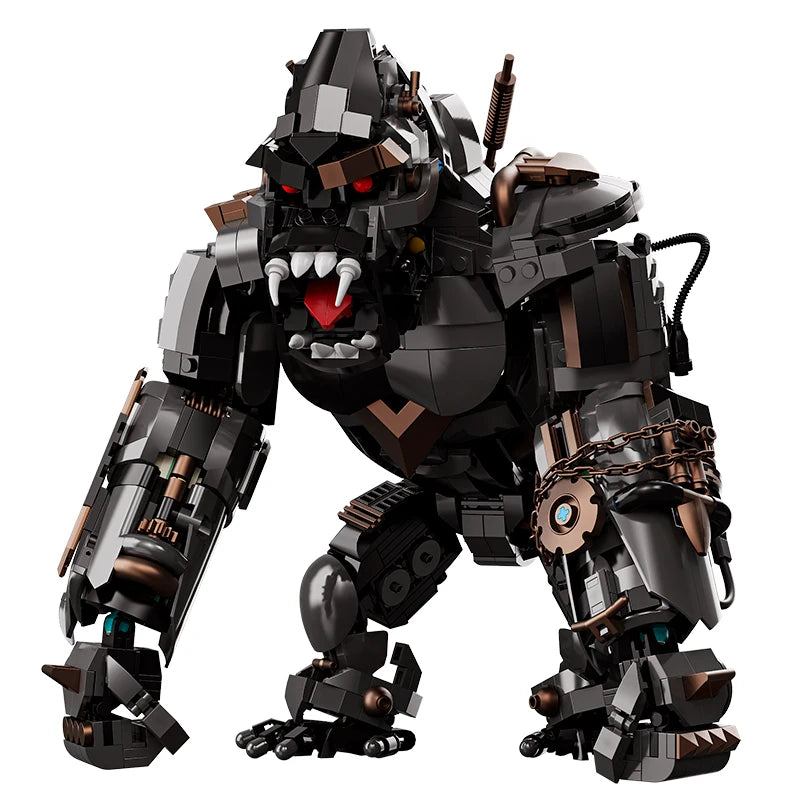 Mecha Gorilla Building Blocks Set – Giant Robotic Ape MOC Kit