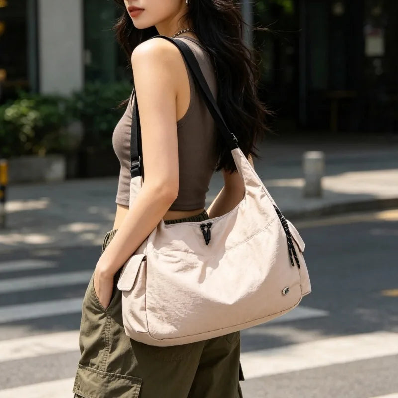 Hobo Shoulder Bag Women's Casual Multi-Pocket Sling