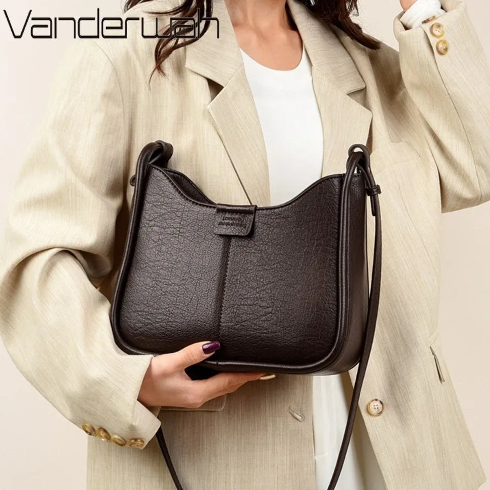 Leather Crossbody Bag for Women – Designer Shoulder Messenger