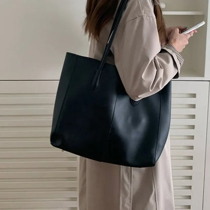 Large Capacity Vintage Tote Bag – Women's Shoulder Bag