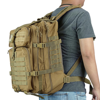 45L Tactical Backpack – Men's MOLLE Military Assault Pack