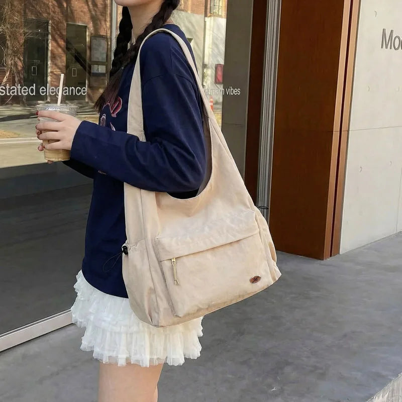 Hobo Shoulder Bag – Women's Spacious Multi-Pocket Crossbody Handbag