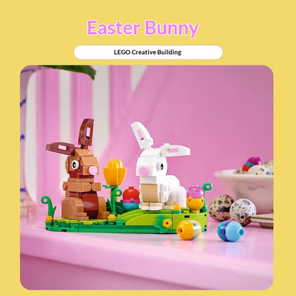 LEGO Easter Bunnies Building Set 40523 with Flowers & Eggs
