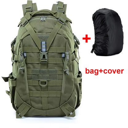 Tactical MOLLE Hiking Backpack – Military Camping Rucksack for Men