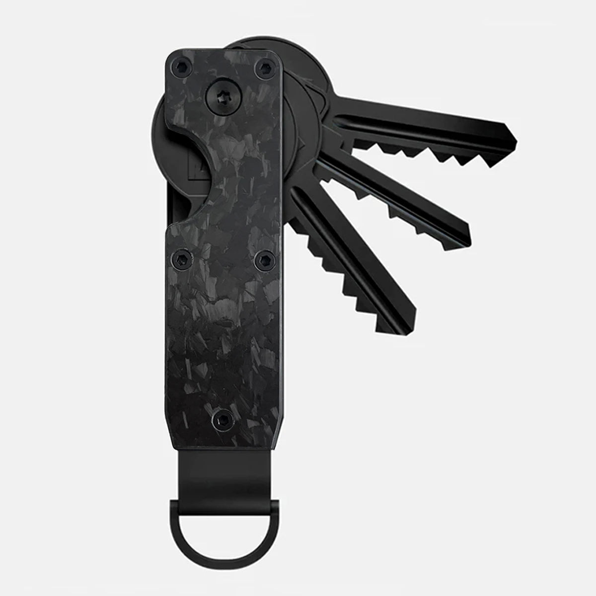 Compact Aluminum Key Organizer Holder – Smart Keychain