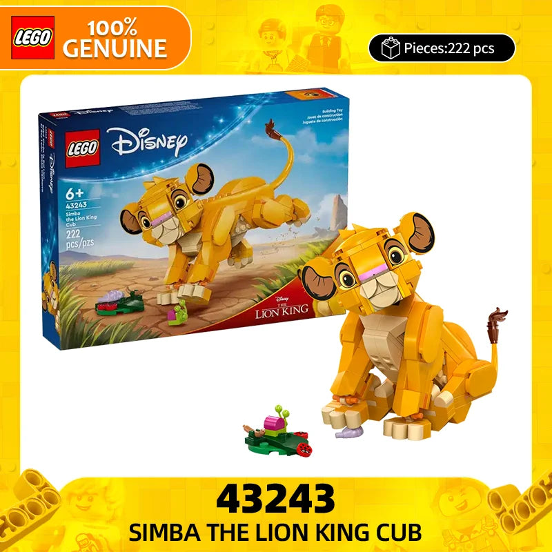 LEGO Disney 43243 Simba the Lion King Building Set for Kids