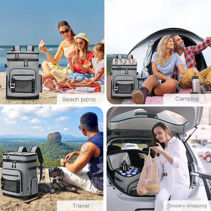 30L Insulated Cooler Backpack – Waterproof Leak-Proof Rucksack