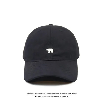 Polar Bear Embroidery Baseball Cap – Unisex Cotton Hat