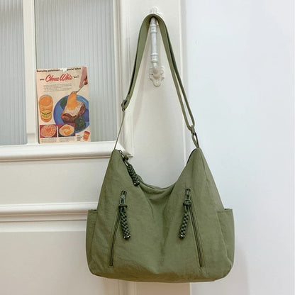 Women's Nylon Hobo Crossbody Bag – Large Capacity Shoulder Tote