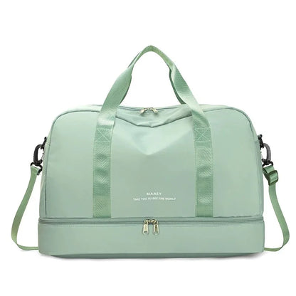 Gym Duffel Bag with Shoe Compartment – Large Sports Travel Bag