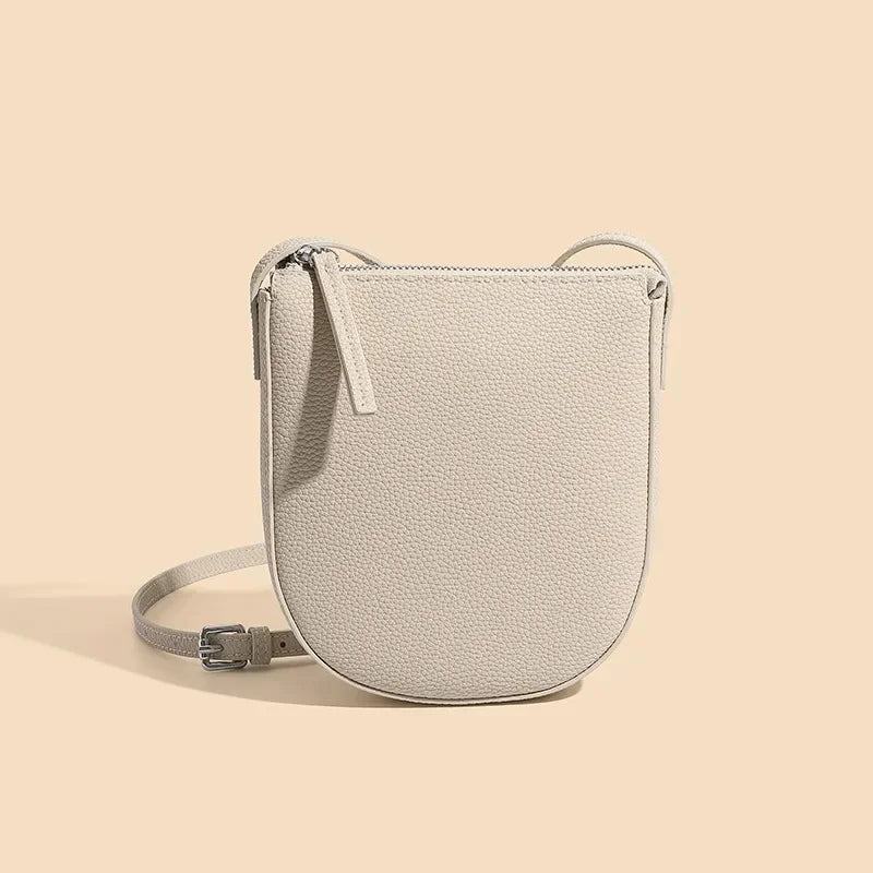 Genuine Leather Crossbody Bag for Women – Small Shoulder Phone Bag