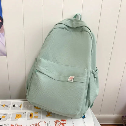Waterproof Nylon Women's Backpack – Lightweight School & Travel Bag