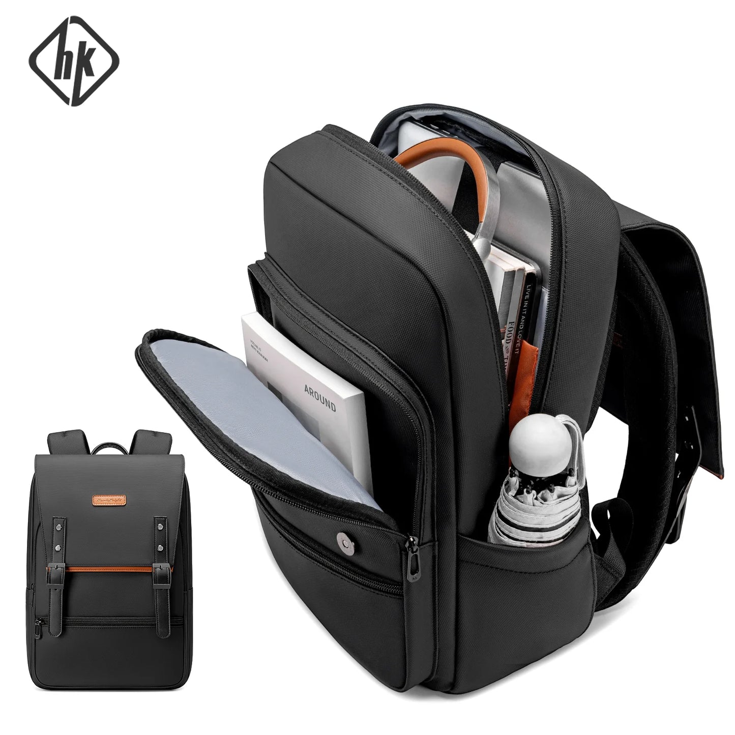 Waterproof Laptop Backpack for Men – 15.6 Inch Business Travel Bag