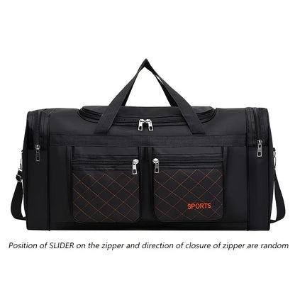 Large Capacity Sports Duffel Bag with Multiple Pockets for Travel & Gym