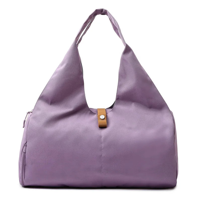 Nylon Sports Tote Bag – Gym & Travel Handbag for Women