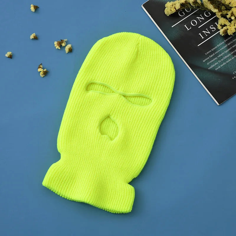 Knitted Balaclava Ski Mask – Full Face Winter Hat for Men & Women