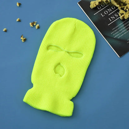 Knitted Balaclava Ski Mask – Full Face Winter Hat for Men & Women