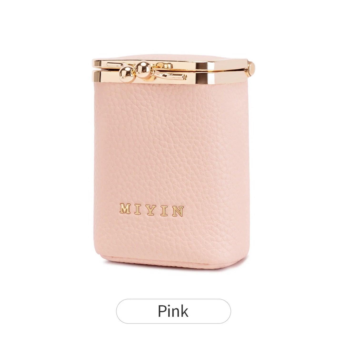 Mini Lipstick Organizer & Jewelry Coin Purse with Kiss-Lock Clasp