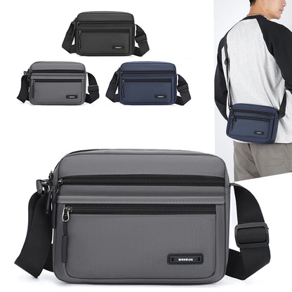 Men's Large Capacity Nylon Crossbody Shoulder Bag