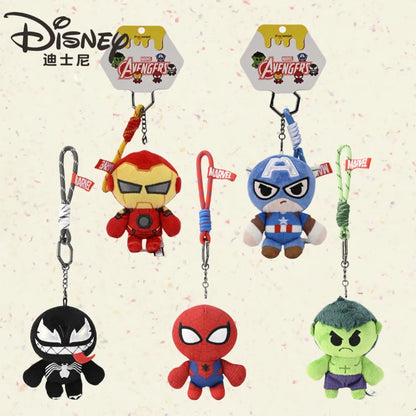 Marvel Avengers Plush Keychain – Spider-Man, Iron Man, Hulk & More