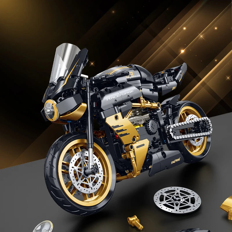 Racing Motorcycle Building Blocks Set – 506 Pcs