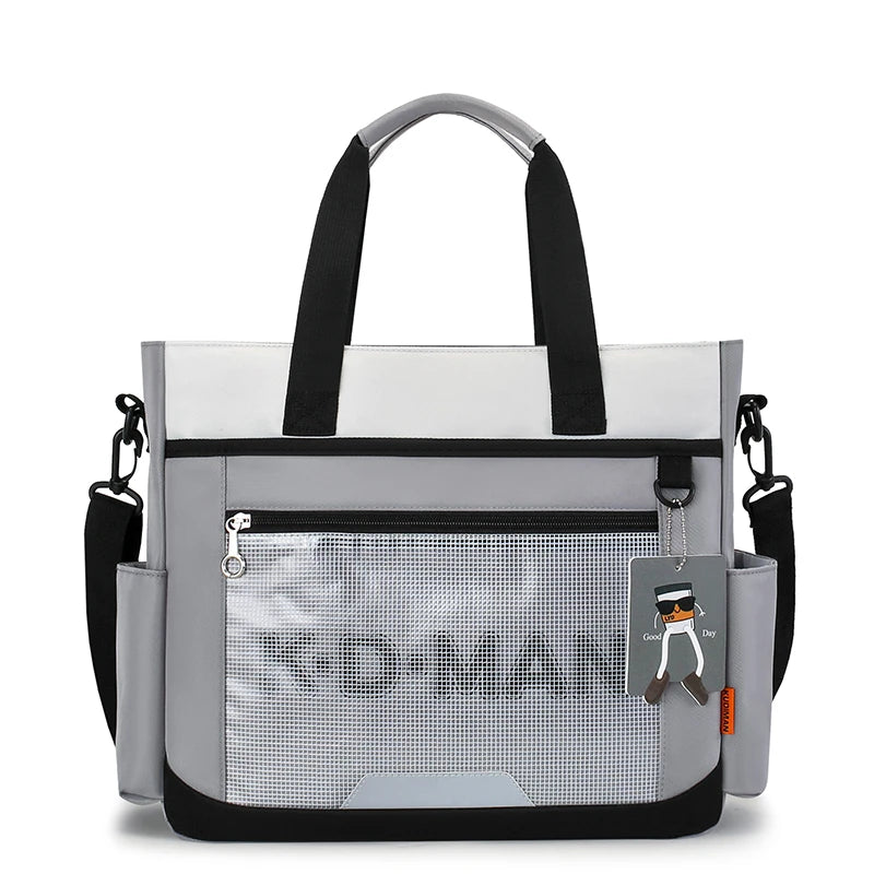 Large Capacity Waterproof Tote Bag for School & Daily Use