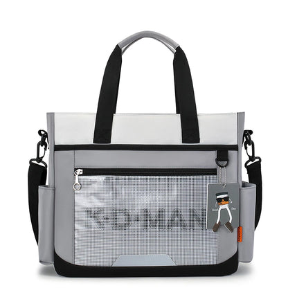 Large Capacity Waterproof Tote Bag for School & Daily Use