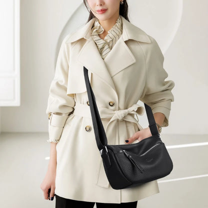 Leather Crossbody Bag – Women's Luxury Soft Shoulder Bag