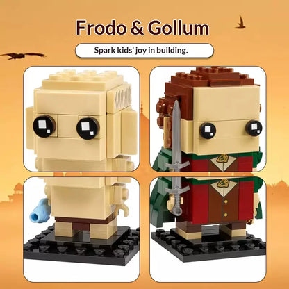 LEGO BrickHeadz 40630 Frodo & Gollum – Lord of the Rings Collectible Set