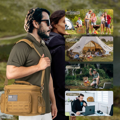 Tactical Lunch Box for Men – Insulated Heavy Duty Work Bag