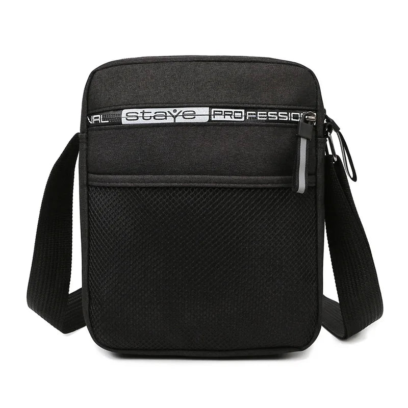 Men's Canvas Crossbody Bag – Sport Shoulder Bag for Travel