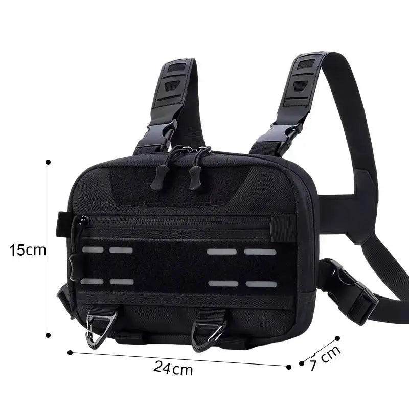 Tactical Chest Rig Bag – Outdoor Hiking & Cycling Vest Pack