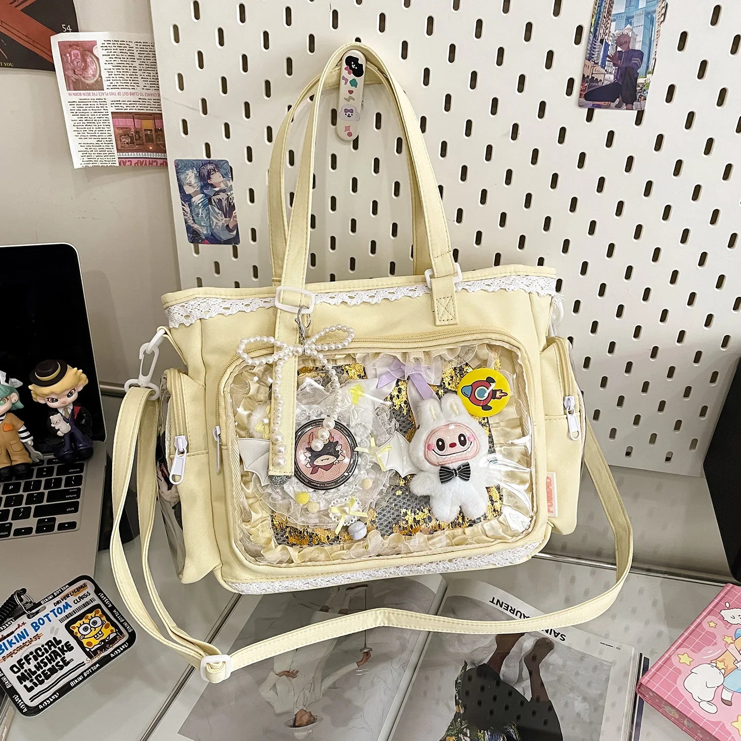 Transparent Ita Bag – Kawaii Crossbody Shoulder Tote