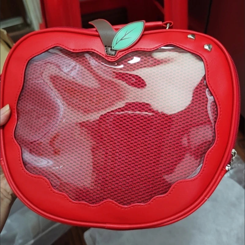 Fruit Ita Bag Backpack – Tomato & Apple Plush Shoulder Bag