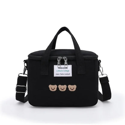 Cute Bear Insulated Lunch Bag – Kids & Family Cooler Tote