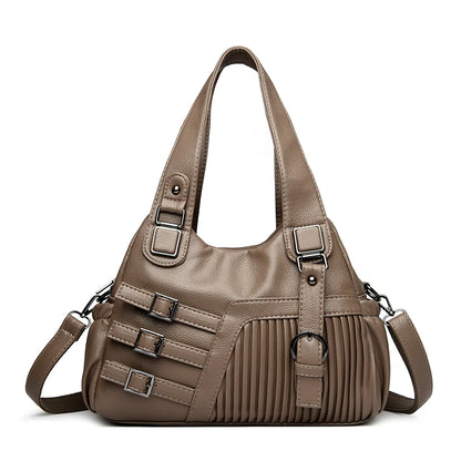 Luxury Leather Women's Shoulder Bag – Designer Hobo Handbag