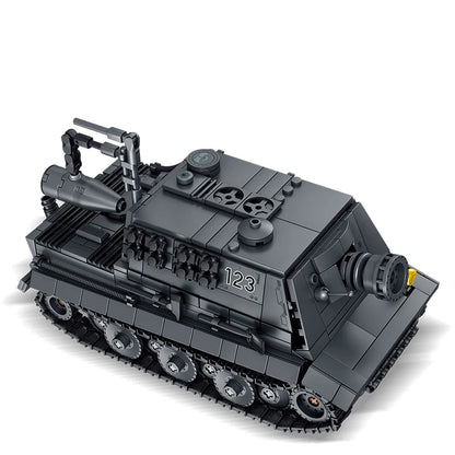 Sturm Tiger Military Building Blocks Set – 38cm Assault Mortar Model