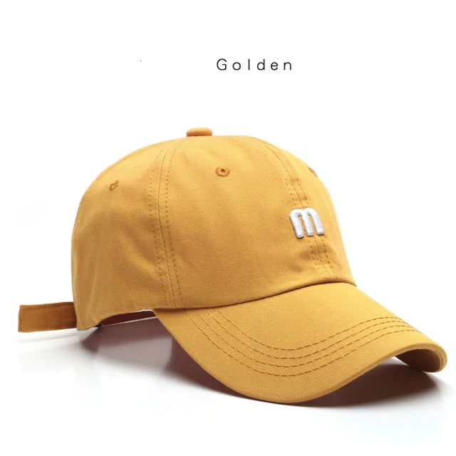 Snapback Cap Cotton Letter Embroidery – Unisex Summer Hat