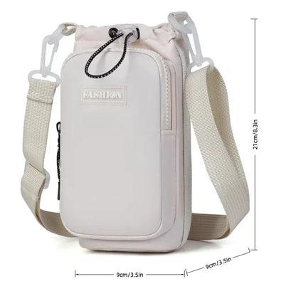 Mini Crossbody Phone Bag with Water Bottle Holder for Women