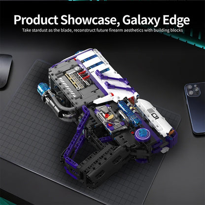 Cyberpunk Plasma Blaster MOC Building Blocks Set – 1334 Pcs