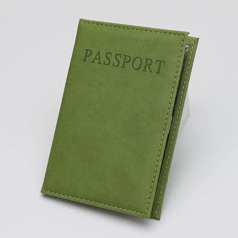 PU Leather Passport Holder – Travel Card Case Wallet