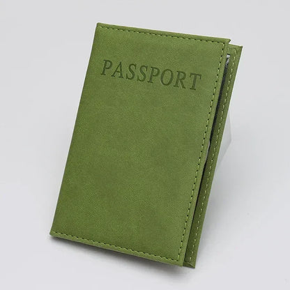 PU Leather Passport Holder – Travel Card Case Wallet