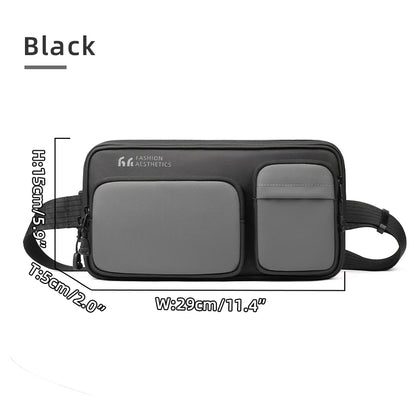 Men's Waterproof Crossbody Bag – Fits Handheld Game Console