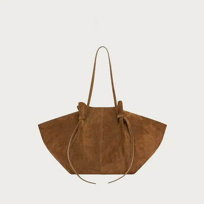 Large Capacity Women's Wing Shoulder Bag – Luxury Suede Tote