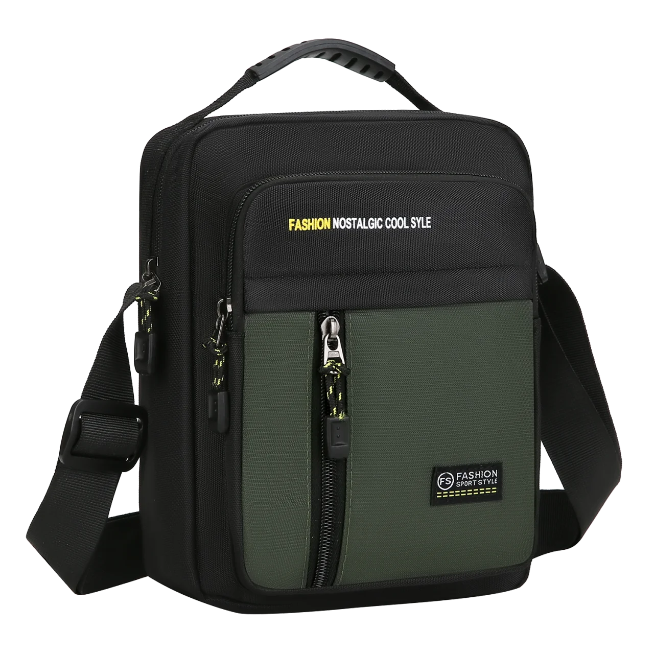 Men's Crossbody Bag – Large Capacity Multi-Pocket Shoulder Bag