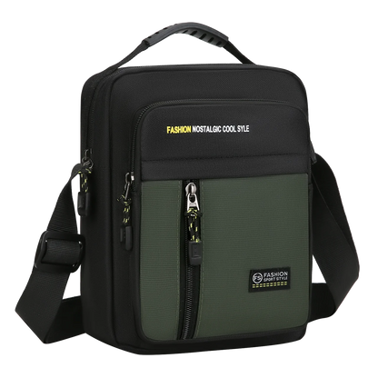 Men's Crossbody Bag – Large Capacity Multi-Pocket Shoulder Bag