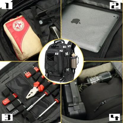 60L Tactical Backpack – Extra Large Military Hiking Pack for Men & Women