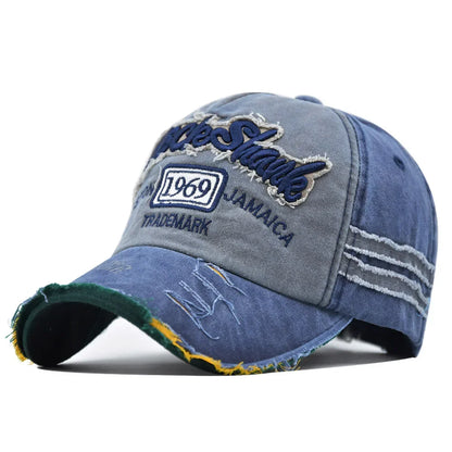 Vintage 1969 Embroidered Baseball Cap – Washed Cotton