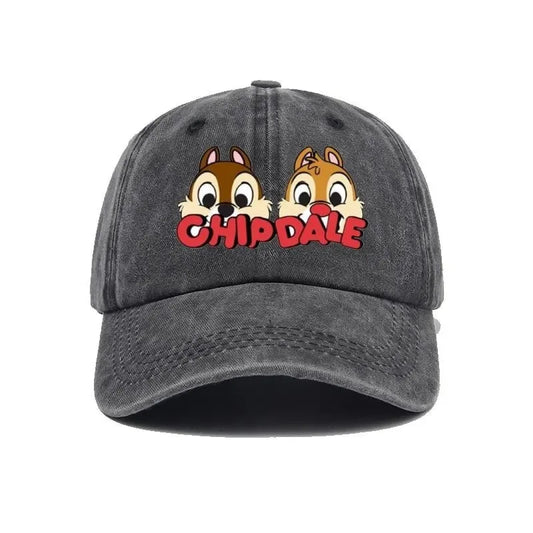 Chip & Dale Baseball Cap – Cute Cartoon Disney Hat for Men & Women